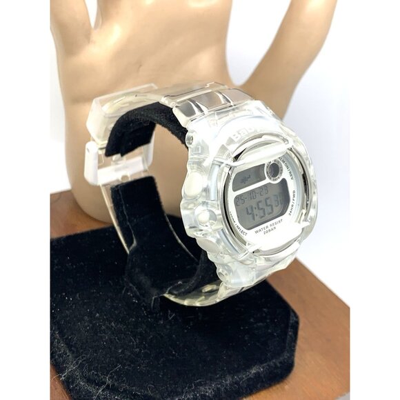 Casio Women's Watch Baby-G BG169R-7BM Quartz Digital Clear Resin Band 3252 38mm - Picture 2 of 14
